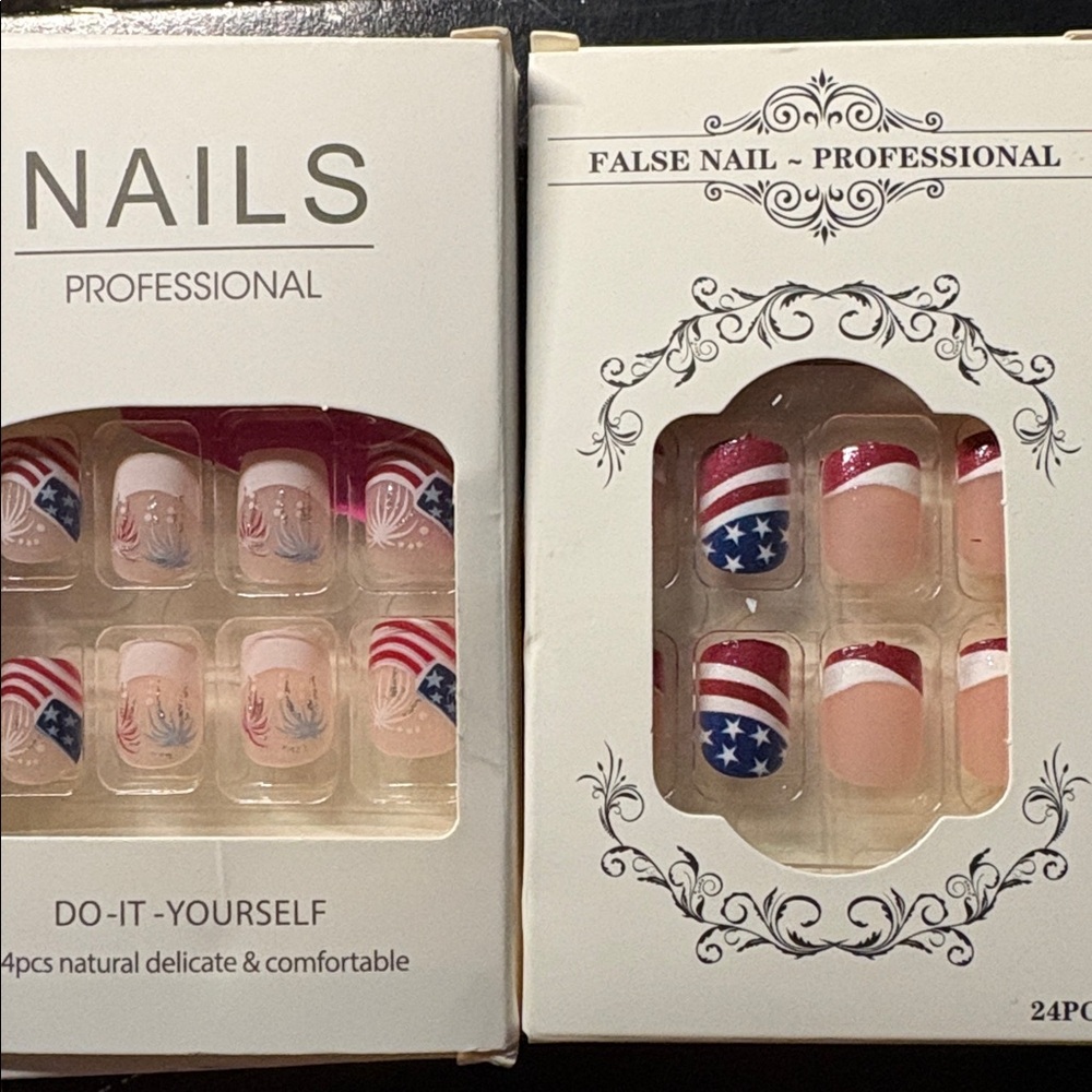 Two (2) Sets of Press on Nails